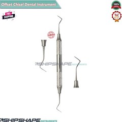 Dental Offset Enamel Chisel Surgical Hatchet Periodontal Gingival Cavity Cutting
