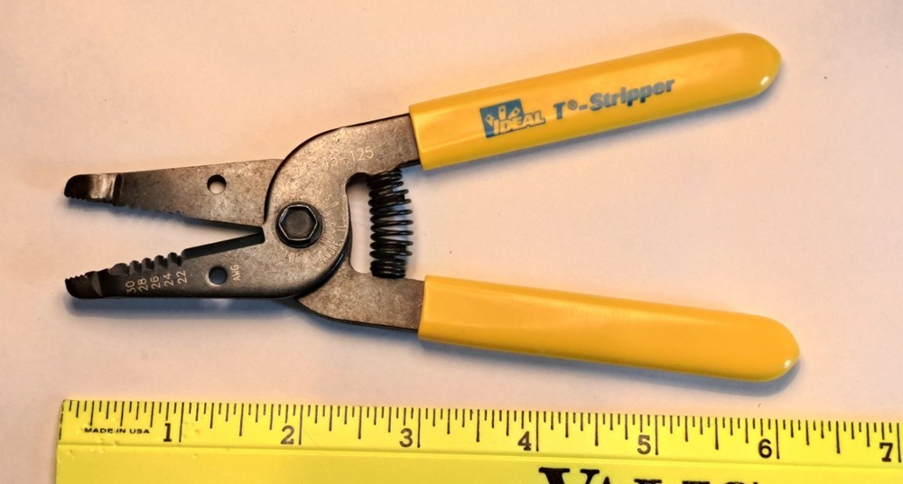 Vintage Ideal Industries Tool USA Wire T-strippers Cutters Electrical AWG