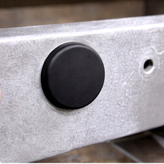 Solid Rubber Grommet without Hole 1 1/2″ Panel Hole Plug Fits 1/8″ Materials