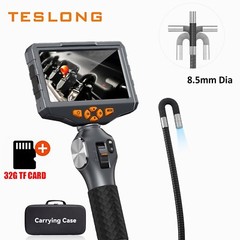 Teslong 360° Automotive Inspection Camera 8.5MM Borescope Articulating Endoscope