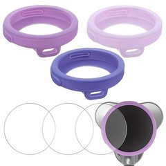 3-Piece Stethoscope Protection Set for EKO Core 500 – Ultimate Care in Purple