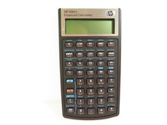 Hewlett Packard HP-10BII+ Plus Financial Calculator Case w/ New Batteries