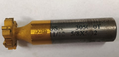 STR Tooth Tin Keyseat Cutter 5/8×5/32×1/2 Shank Carbide Tipped Whitney Tool