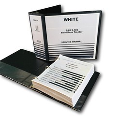 White 2-85 2-105 Field Boss Tractor Service Manual Repair Shop Technical Book