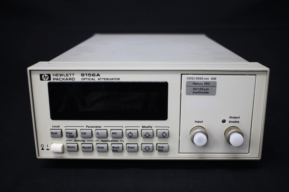 HP 8156A/350 1250-1650nm 60dB Optical Attenuator