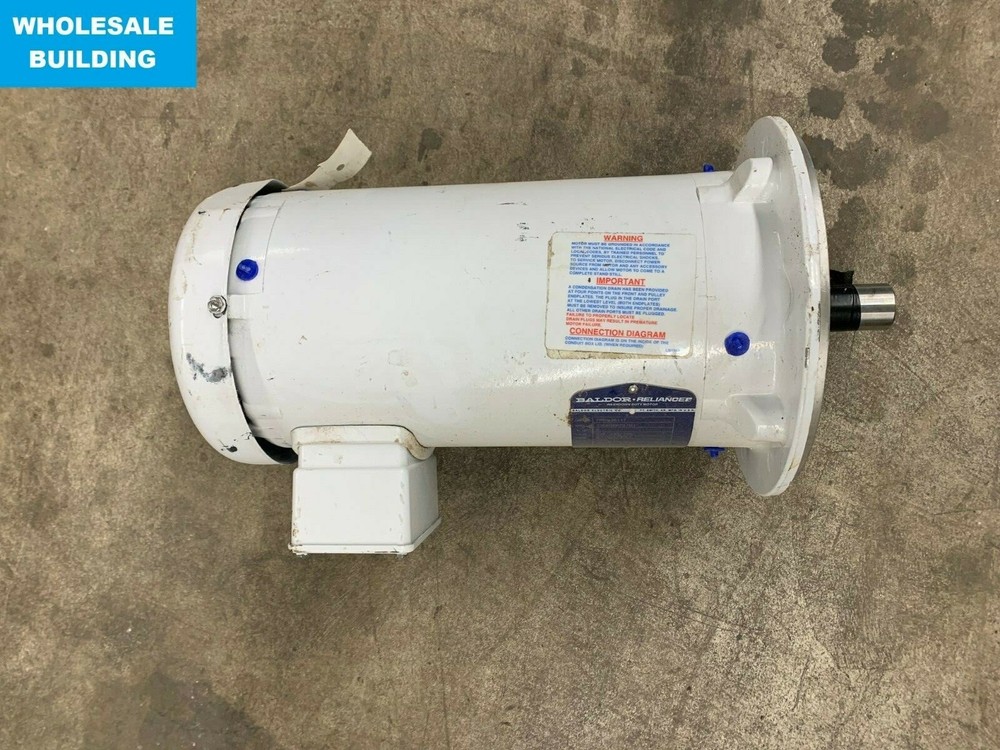 BALDOR RELIANCE WASHDOWN DUTY MOTOR, CAT NO. VWDM3611T, 3HP, 3 PHASE