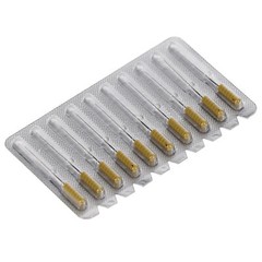 House Brand Dentistry 400602 HSB Barbed Broaches #2 XX-Fine 25mm Sterile 10/Pk