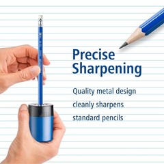 Hand-Powered Metal Pencil Sharpener for Smooth, Precise Sharpening – Multi-Color