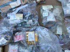 Large Lot of Vintage Wire Wound Resistors Various Ohms 19 Pounds1