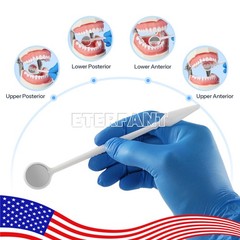 500Pcs Dental Mouth Mirror w/Handle Dental Ortho Instruments