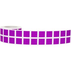 Square Stickers | 0.5″ Inch Square Shape | 1,000 Pack | Pick One Color