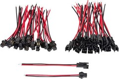2-Pin For JST SM Plug Male+Female Connector 22 AWG 10CM Electrical Cable Wire