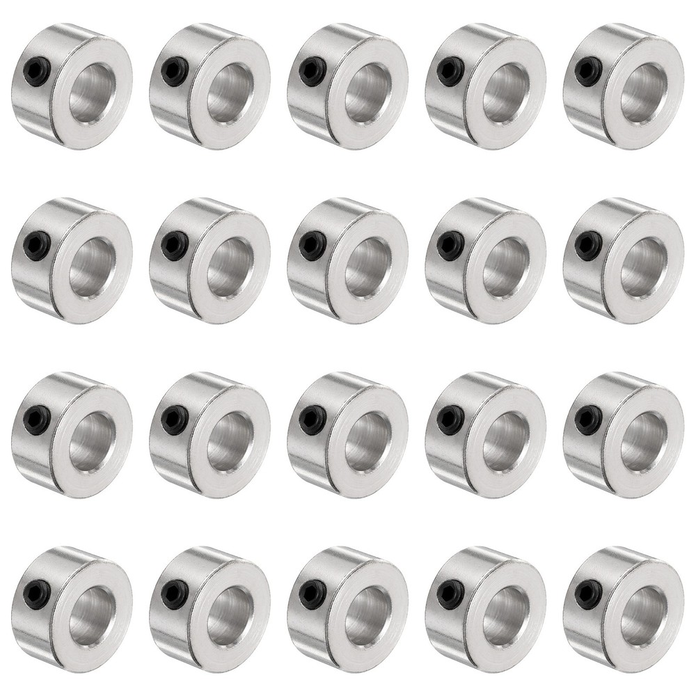20pcs Set Screw Collars 10mm Bore Shaft Collars 20mm OD Drill Stop Collar