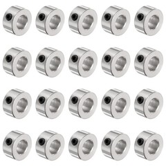 20pcs Set Screw Collars 10mm Bore Shaft Collars 20mm OD Drill Stop Collar