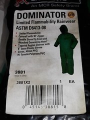 River City Garments DOMINATOR Limited Flammabilty RAINWEAR D6413-08 Green X2 💦