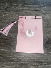 Chinese Style Cherry Blossom Notebook W/Tassle & Thread Binding New