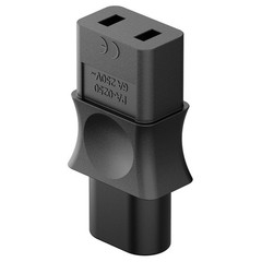 IEC C8 to C9 Power Adapter, IEC 320 C9 Female to C8 Converter, Adapter for Ro…