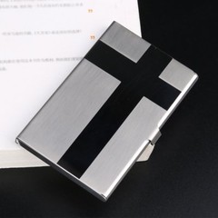Stainless Steel Card Holder Case – Pocket Metal Wallet for Business, ID, Credit