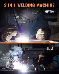 200A TIG Welder 110V&220V HF TIG/MMA 2 IN 1 Welder Machine with Post Gas USA