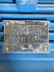 WEG 00318ET3ER182TC- Motor 3hp 230-460v 3ph Frame 182TC W22 Severe Duty Motor
