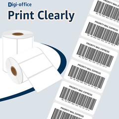 4″x2″ (102 mm x 51 mm) Barcode Shipping & Multipurpose Labels For Zebra & Rollo