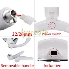 22mm 26mm Dental Reflectance LED Chair Lamp Oral Light Dentist Unit Chair Use