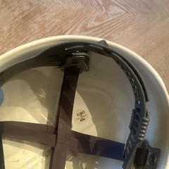 This is a custom air painted hard hat with mingo Logan and gov bob wise of wv