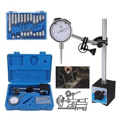 Dial Indicator with Magnetic Base 0.001″Precision Gauge Test Indicator Point Set