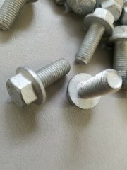 (25) pcs)Hex Bolts m10x1.25×25 Grade 10.9 Silver Geomet Finish (New)
