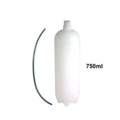 DCI DENTAL WATER BOTTLE 750 ML WITH CAP AND TUBE 8128
