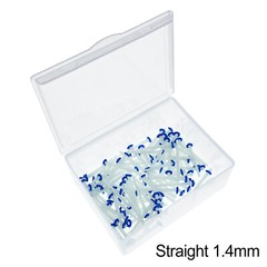 100 Pcs Dental Endo Quartz Fiber Post Straight/Screw Restorative Posts 1.0-1.8mm