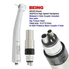 BEING High Speed Handpiece Turbine Dental Fiber Optic NSK Phatelus LED Coupler