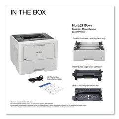 Bankers Box HLL6210DWT Business Monochrome Laser Printer w/ Dual Paper Trays New