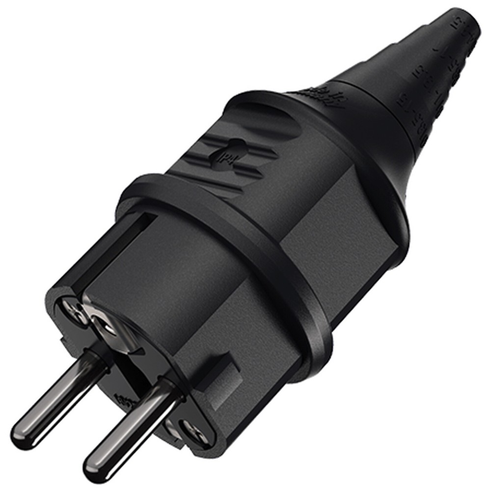 MENNEKES TYP 10754 Part no.10754 [IP44 230V 16A 2P+E BLACK] Screw terminals