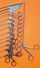 Karl Storz Pilling Laryngeal Instrument Set 14 Pcs w Sterilization Case ENT
