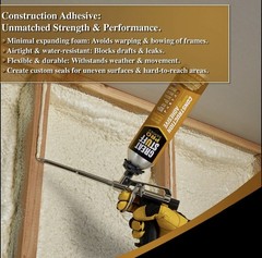 Great Stuff Pro Construction Adhesive, 26.5 oz Gun Foam, Case of 12