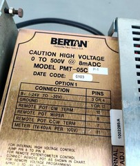Spellman Bertan PMT-05C DC-DC HV Power Supply 500V Working Tested ELAN DRC Plus