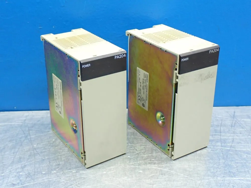 OMRON SYSMAC C200 POWER SUPPLY MODULE, 2PCS C200HW-PA204