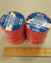 ( 10 Pack ) B17 35 General PVC Red Vinyl Electrical tape 3/4″ x 66FT (22yds)