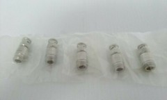 BNC CONNECTOR M55339/49-00349 MALE TO TYPE-N FEMALE ADAPTER (LOT OF 5) NIB