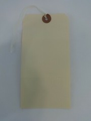 500 Perforated Tags Pre-Numbered Alteration Two Part Off White Merchandise