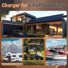 2560Wh 51.2V 50Ah Lithium LiFePO4 Battery 50A BMS Golf Cart UPS Solar Off-Grid