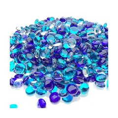 Uniflasy 10 Pounds Fire Pit Glass, 1/2 Inch Reflective Fire Gla… FAST USA SHIP