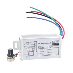 25kHz PWM DC Motor Speed Controller With 5% to 100% speed regulation range