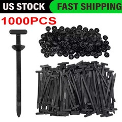 1000PCS Nylon Universal Cable Heavy Duty Tie Buckle Self Locking Zip Ties Holder