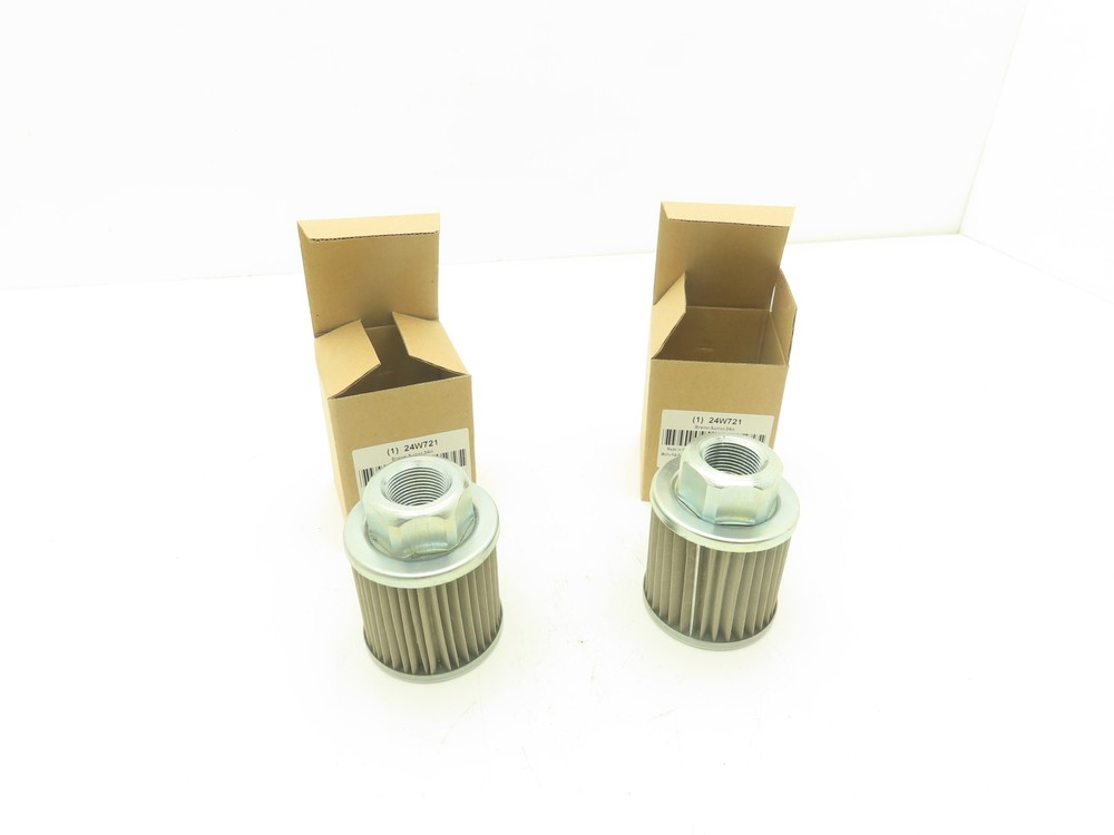 24W721 Filter Hydraulic Suction Strainer 100 Stainless Mesh 3/4″ NPT Lot of 2