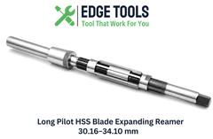 H13 Long Pilot HSS Blade Expanding Hand Reamer 30.16–34.10 mm Kingpin Reamer