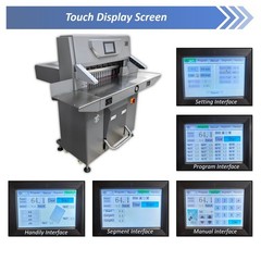 220V Commercial Electric Paper Cutter Hydraulic Paper Cutter 110V Heavy Duty Com