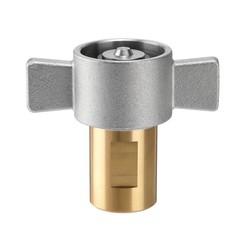 1″ NPT Wet-Line Wing Nut Hydraulic Quick Disconnect Coupler / Coupling Set