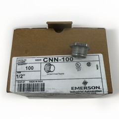 *Lot of 10* Emerson Neer CNN-100 1/2″ Zinc Die Cast Conduit Chase Nipple